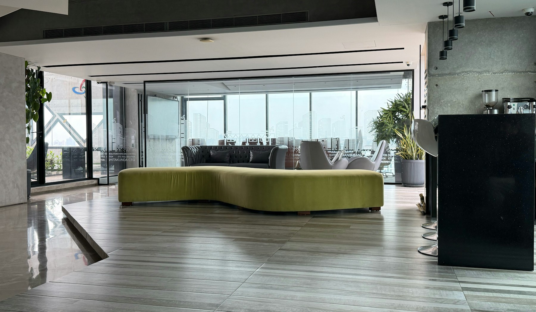 Modern design studio and creative workspace